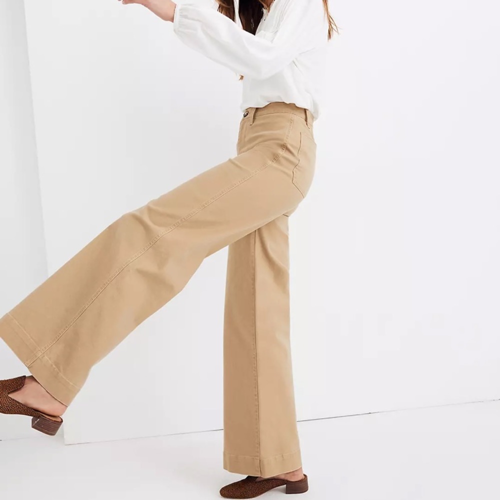 Madewell Emmett  wide leg pants size 27